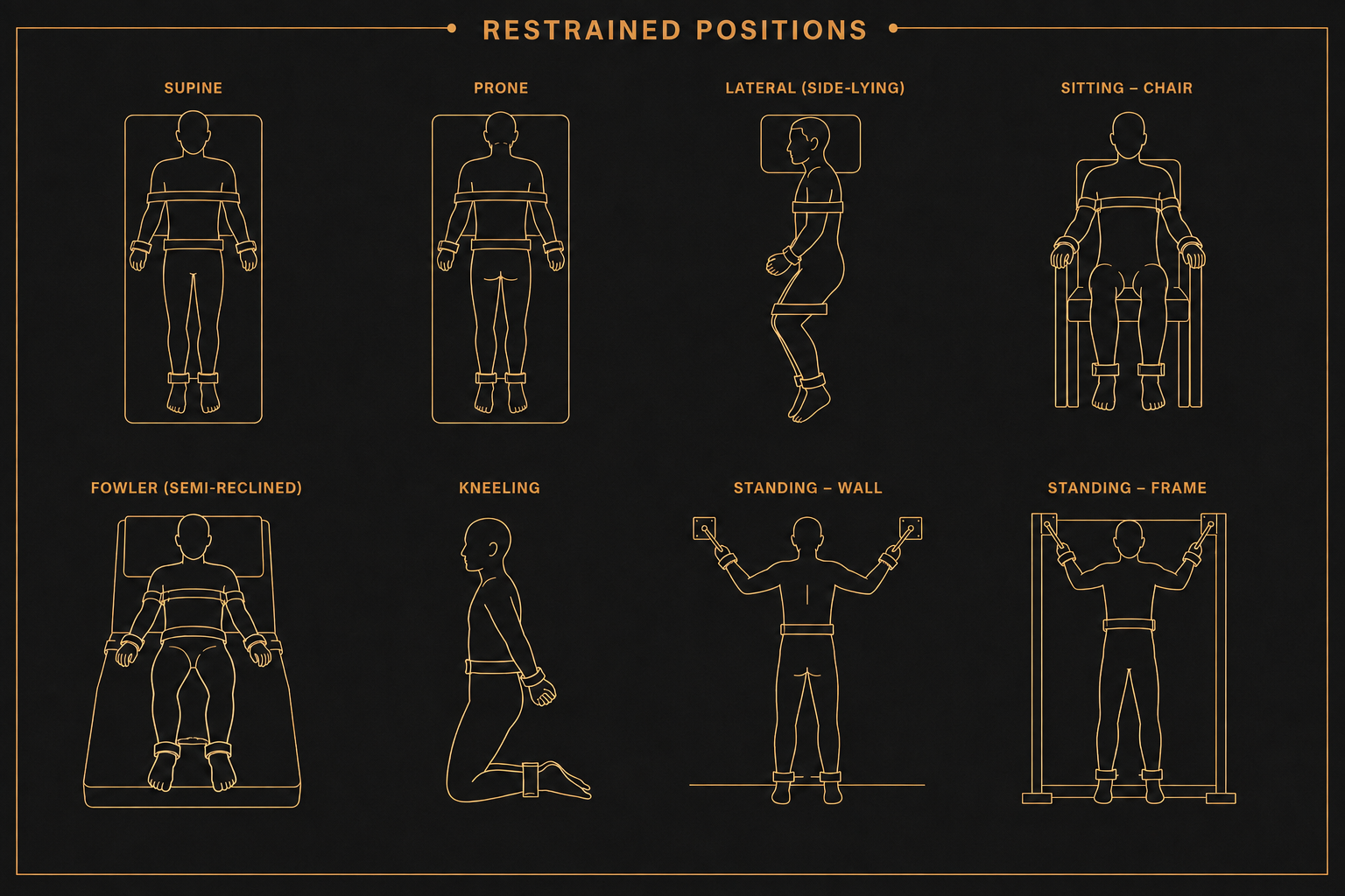 Bondage positionen Infografik